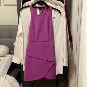Purple BCBG Maxazria dress